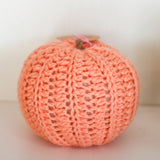 Large Locally Crocheted Pumpkins