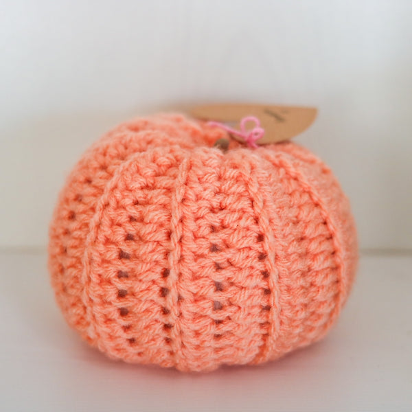 Small Locally Crocheted Pumpkin