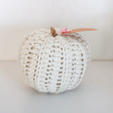 Small Locally Crocheted Pumpkin