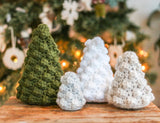 Locally Crocheted Family Bauble Trees