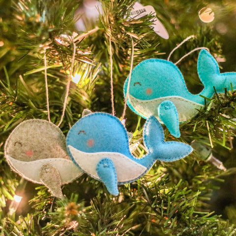Locally Handmade Felt Ornaments (Assorted)