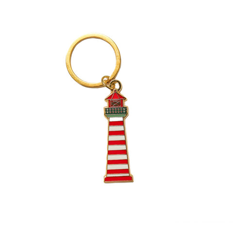 Striped Lighthouse Keychain/Ornament