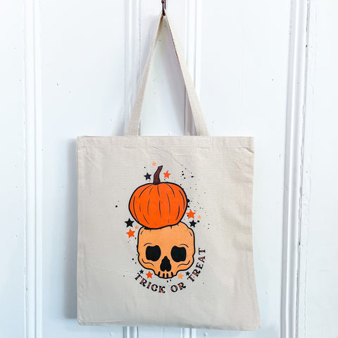 Trick or Treat Pumpkin Tote Bag