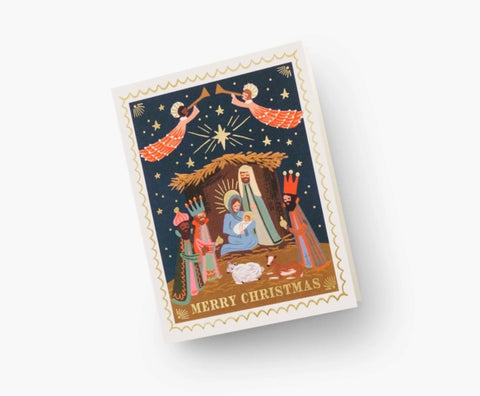 Set of 8 - Nativity Scene Cards