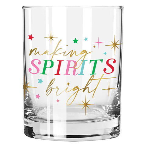 Old Fashioned Glass - Spirits Bright