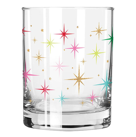 Old Fashioned Glass - Retro Stars