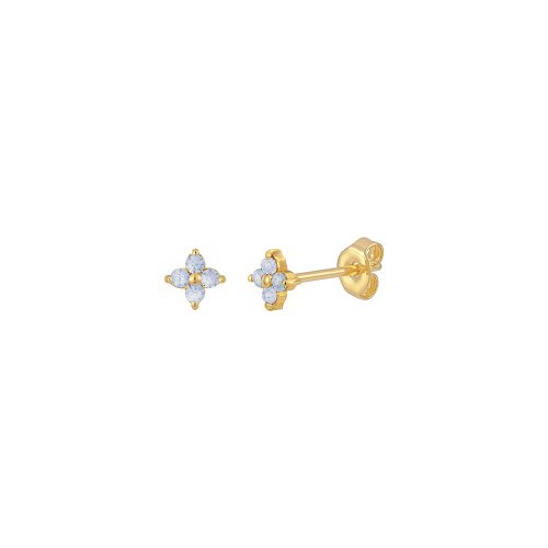 Dainty Flower Opalite Stud Earrings