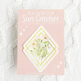 Wildflower Diamonds Bouquet Sun Catcher Window Decal